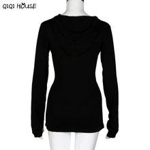 Women Tops And Blouses Long Sleeve Hoodies Shirts Solid Black Tops Basic Shirt Casual Autumn Wear Blusa Feminina#C905