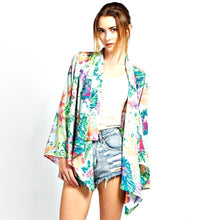 Women Tops Autumn Casual Long Sleeve Kimono Shirts Ethnic Floral Boho Blouse Spring Cardigan Blusas Feminina  &4057