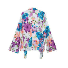 Women Tops Autumn Casual Long Sleeve Kimono Shirts Ethnic Floral Boho Blouse Spring Cardigan Blusas Feminina  &4057