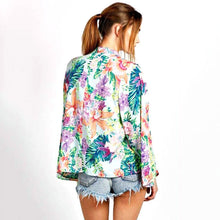 Women Tops Autumn Casual Long Sleeve Kimono Shirts Ethnic Floral Boho Blouse Spring Cardigan Blusas Feminina  &4057