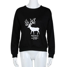 Women Tracksuit Christmas Elk Printing Loose Pullovers Warm Autumn Winter Basic Outwear Sweatshirts Sueter Feminino#C112