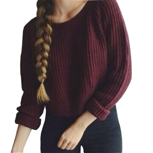 Women Winter Autumn Sweater 2016 Grey Long Sleeve With Heart Pattern Knitted Women Sweaters And Pullovers Jumper Pull Femme