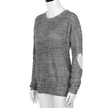 Women Winter Autumn Sweater 2016 Grey Long Sleeve With Heart Pattern Knitted Women Sweaters And Pullovers Jumper Pull Femme