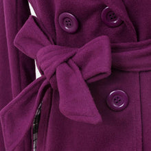 Women Winter Jacket Plus Size 3xlElegant With Belt Long Warm England Style Coat Hooded Windbreaker Giubbotti Invernali Donna#B12