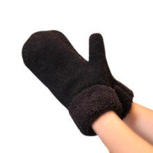 Women Winter Solid Mitten Thick Warm winter mittens women gloves soft Cony Hair China lady gloves winter EY Guanti invernali