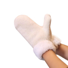 Women Winter Solid Mitten Thick Warm winter mittens women gloves soft Cony Hair China lady gloves winter EY Guanti invernali