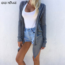 Women's Windbreaker Kimono Jacket Hoodies Women Long Sleeve Cotton Solid Warm Coats Autumn Camperas Mujer Invierno 2016#A909
