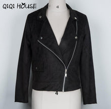 Womens Bomber Jacket Sexy Winter Slim Motorcycle Leather Jacket Zipper Coat Basic Wear Abrigos De Mujer#C819