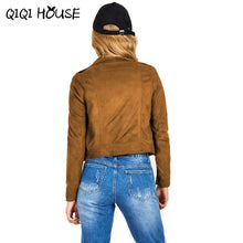 Womens Bomber Jacket Sexy Winter Slim Motorcycle Leather Jacket Zipper Coat Basic Wear Abrigos De Mujer#C819