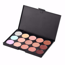 Wood (Handle), Nylon(Hair) Material 15 Colors Contour Face Cream Makeup Concealer Palette Professional + 20 Brush Anne