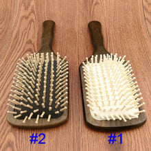 Wooden Combs Paddle Brush Wooden Hair Care Spa Massage Antistatic Comb For Women