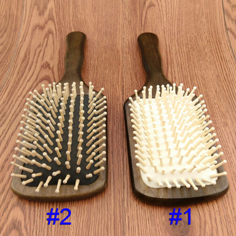 Wooden Combs Paddle Brush Wooden Hair Care Spa Massage Antistatic Comb For Women