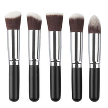 Wooden Handle + Animal Hair And Fiber 10PCS/1Set Cosmetic Makeup Brush Brushes Set Foundation Powder Eyeshadow Anne