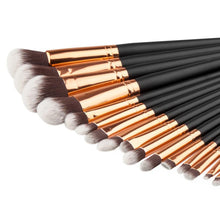Wooden Handle + Animal Hair And Fiber 24PCS/1Set Cosmetic Makeup Brush Brushes Set Foundation Powder Eyeshadow Anne