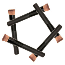 Wooden Handle + Animal Hair And Fiber New Pro Multipurpose Liquid Face Blush Brush Foundation Cosmetic Makeup Tools Anne