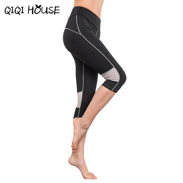 Workout Clothes Elasticity Exercise Fitness Pants Leggings Capris For Women Calzas Deportivas Mujer#B816