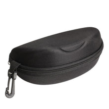 Zipper Eye Glasses Sunglasses Hard Case Box Portable Protector Black Sunglasses Box