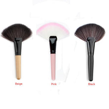 fresh Imported Nylon Material Makeup Fan Blush Face Powder Foundation Cosmetic Brush makeup brush cleaner Anne