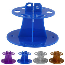 fresh Made of sturdy clear acrylic 6 Hole Oval Makeup Brush Holder Drying Rack Organizer Cosmetic Shelf Tool Anne