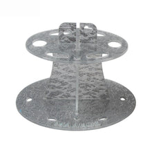 fresh Made of sturdy clear acrylic 6 Hole Oval Makeup Brush Holder Drying Rack Organizer Cosmetic Shelf Tool Anne