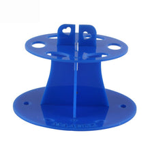 fresh Made of sturdy clear acrylic 6 Hole Oval Makeup Brush Holder Drying Rack Organizer Cosmetic Shelf Tool Anne