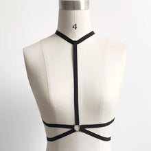 mokingtop Camisole Top Halter Black Bandage Hollow Strappy Bra Sexy Lingerie Womans Camisole Chalecos Mujer#121