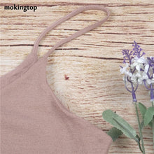 mokingtop Camisole With Bra Sexy V-Neck Women Summer Sleeveless Tops Lady Summer Clothes Canotta Intima Donna#121