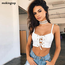mokingtop Crop Top Bandage Crossed Top Breathable Bra Camisole Sexy Lingerie Top Acolchoado Mulheres#0512