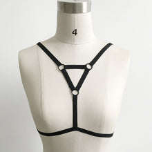 mokingtop Strappy Bra Triangle Bandage Hollow Out Crops Sexy Women Basic Bustier Bra Tops Croppeds Baratos#3325
