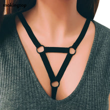 mokingtop Strappy Bra Triangle Bandage Hollow Out Crops Sexy Women Basic Bustier Bra Tops Croppeds Baratos#3325