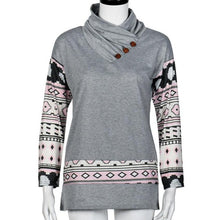 mokingtop Women Tshirt Printed Patchwork Loose Autumn Shirt Women Long Sleeve Casual Blousa Poleras Mujer#A11